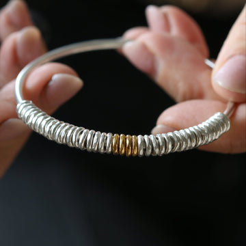 Silver Milestone Bangle