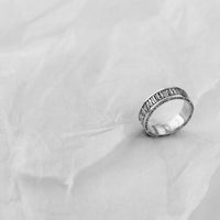 Personalised Silver Promise Ring