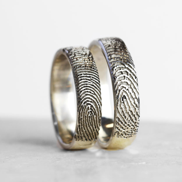 Silver Fingerprint Ring