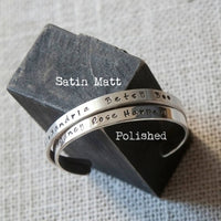 Personalised Silver Christening Cuff Bracelet - Thumbnail 5