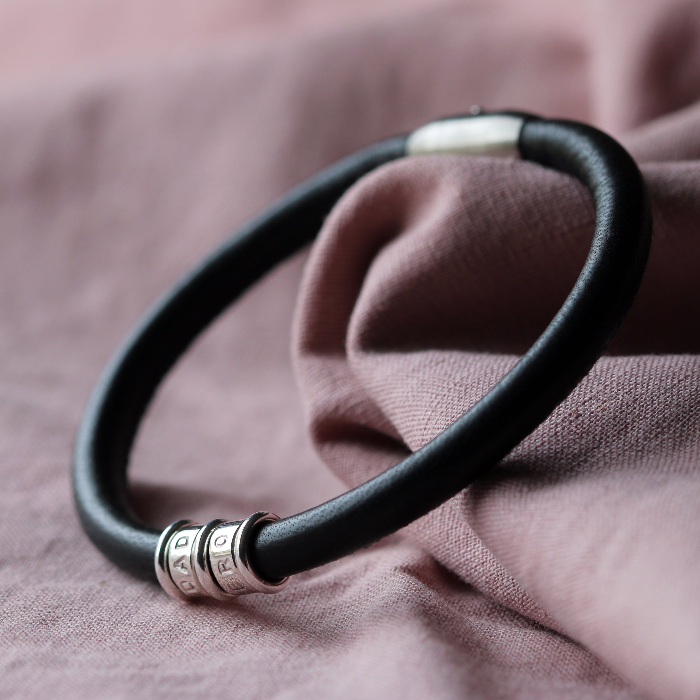 Personalised Silver Memo Bracelet