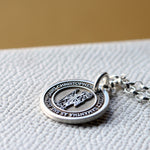 Personalised Silver St Christopher Necklace - Image 3