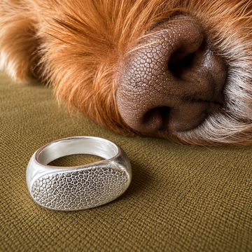 Silver Snozza™ Dog Nose Impression Ring