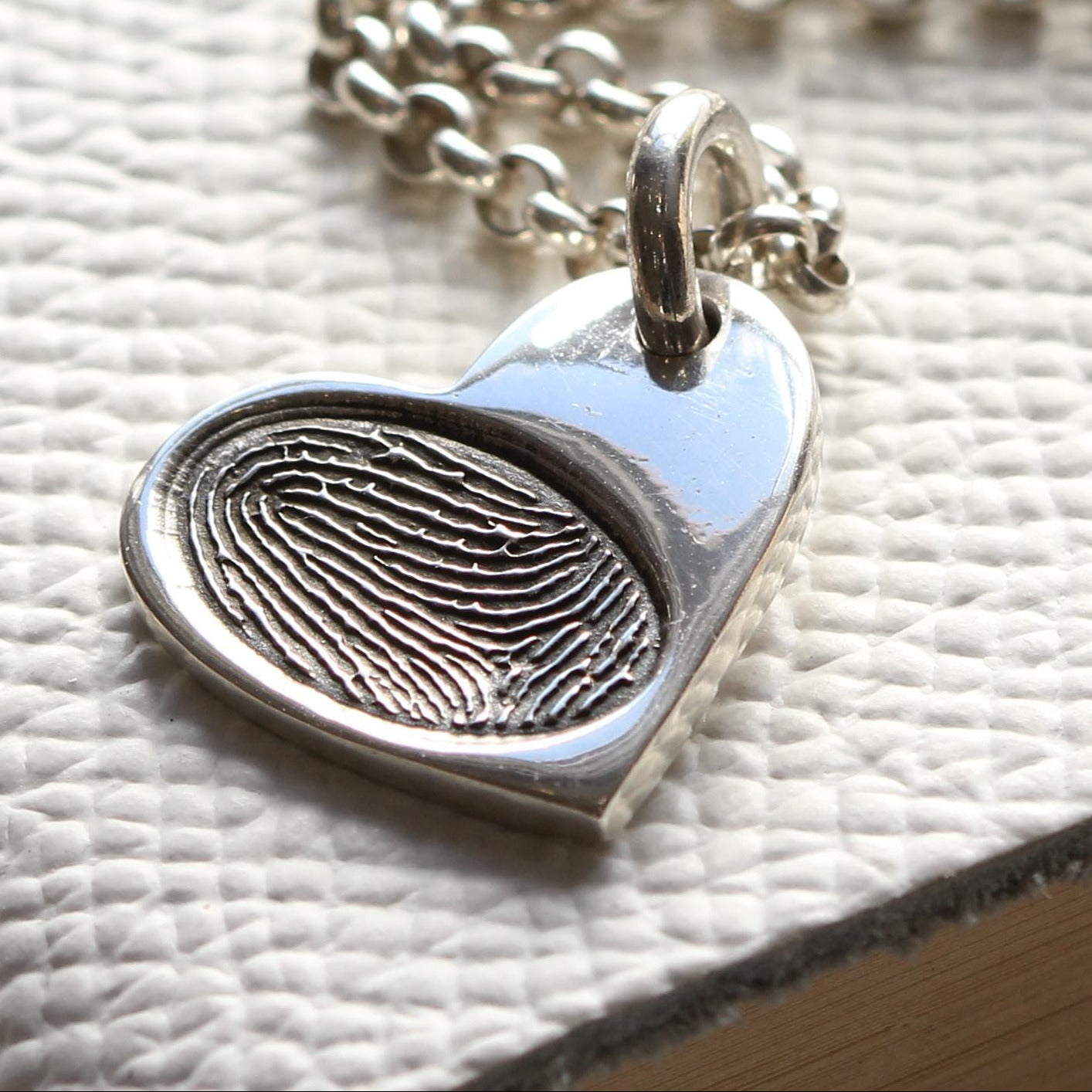 Heart Fingerprint Pendant
