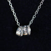 Personalised Silver Memo Necklace - Thumbnail 4