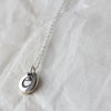 Silver Personalised Letter Pebble Necklace - Thumbnail 5