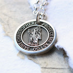 Personalised Silver St Christopher Necklace - Image 6