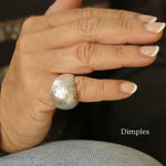 Silver Bombé Ring - Image 16