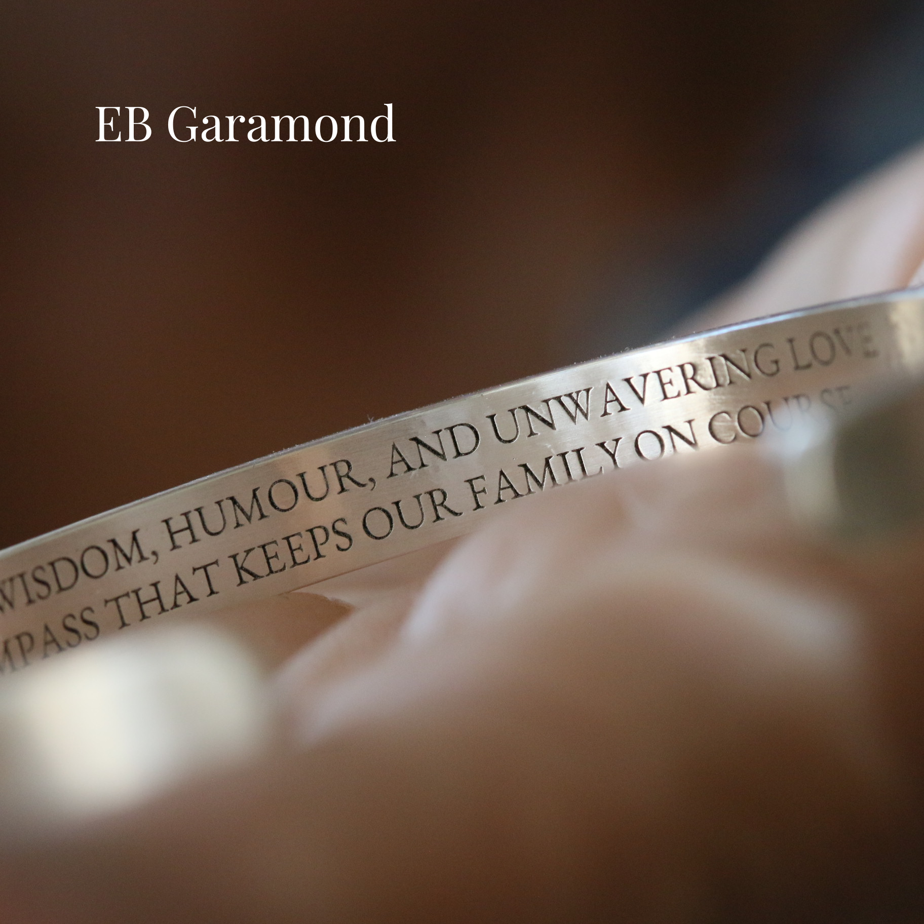 Men's Personalised Silver Cuff Bracelet