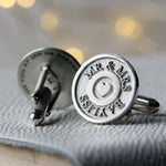 Deep Engraved Heart Cufflinks - Image 2