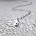 Personalised Initial Ingot Bar Necklace - Image 2