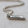 Ashes in Silver Ingot Necklace - Thumbnail 4