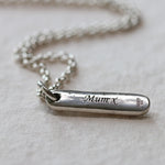 Ashes in Silver Ingot Necklace - Image 4