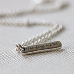 Ashes in Silver Ingot Necklace - Image 2