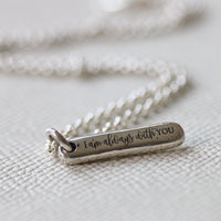 Ashes in Silver Ingot Necklace