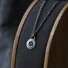 Silver Monogram Necklace - Thumbnail 4