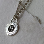 Silver Monogram Necklace - Image 2