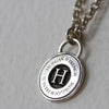 Silver Monogram Necklace - Thumbnail 1