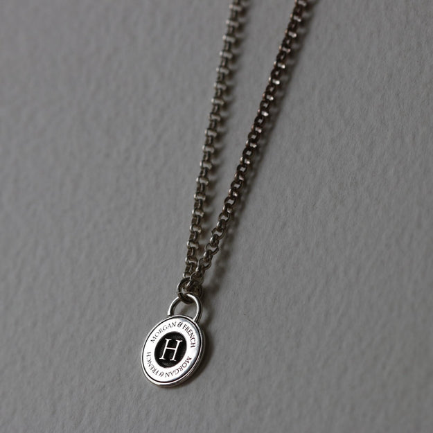 Silver Monogram Necklace - Image 5
