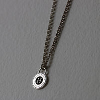 Silver Monogram Necklace
