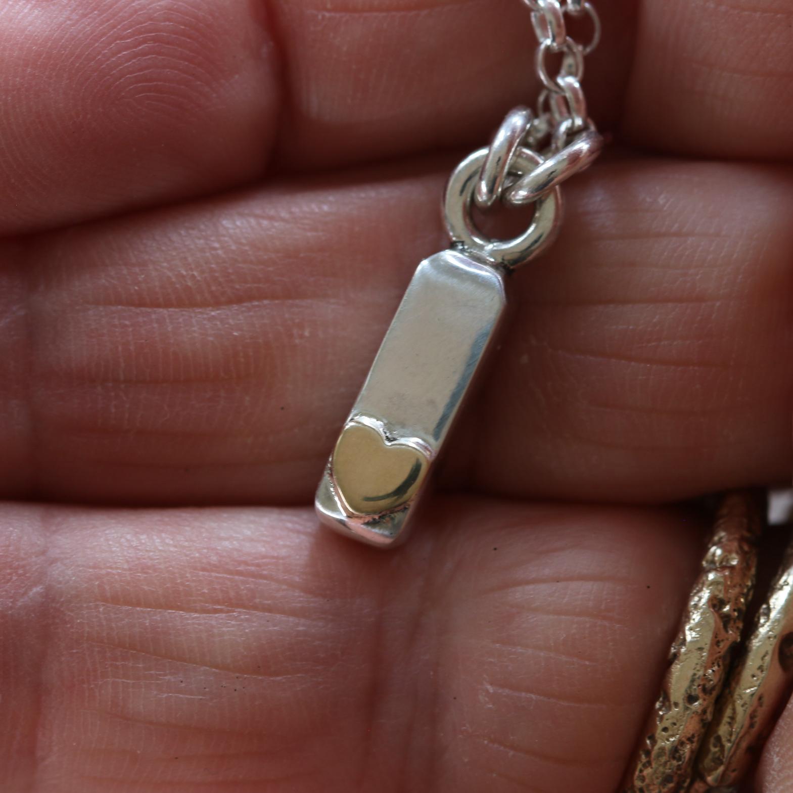 Secret Chamber Bar Ashes Necklace