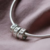 Personalised Silver Memo Bangle - Thumbnail 2