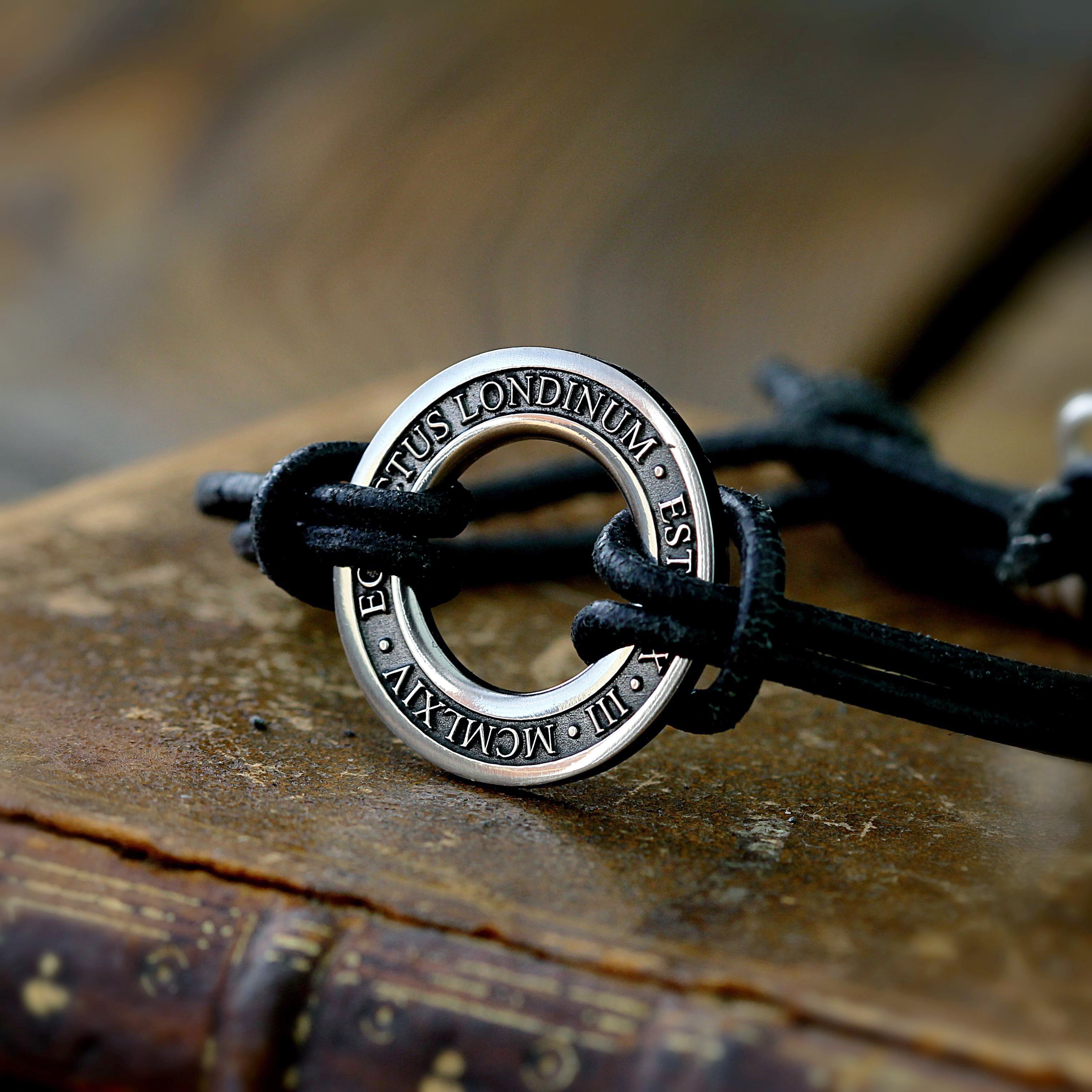 Personalised Silver Washer Bracelet