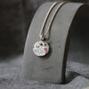 Silver and Rubies Sand Cast Necklace - Thumbnail 4