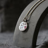 Silver and Rubies Sand Cast Necklace - Thumbnail 5