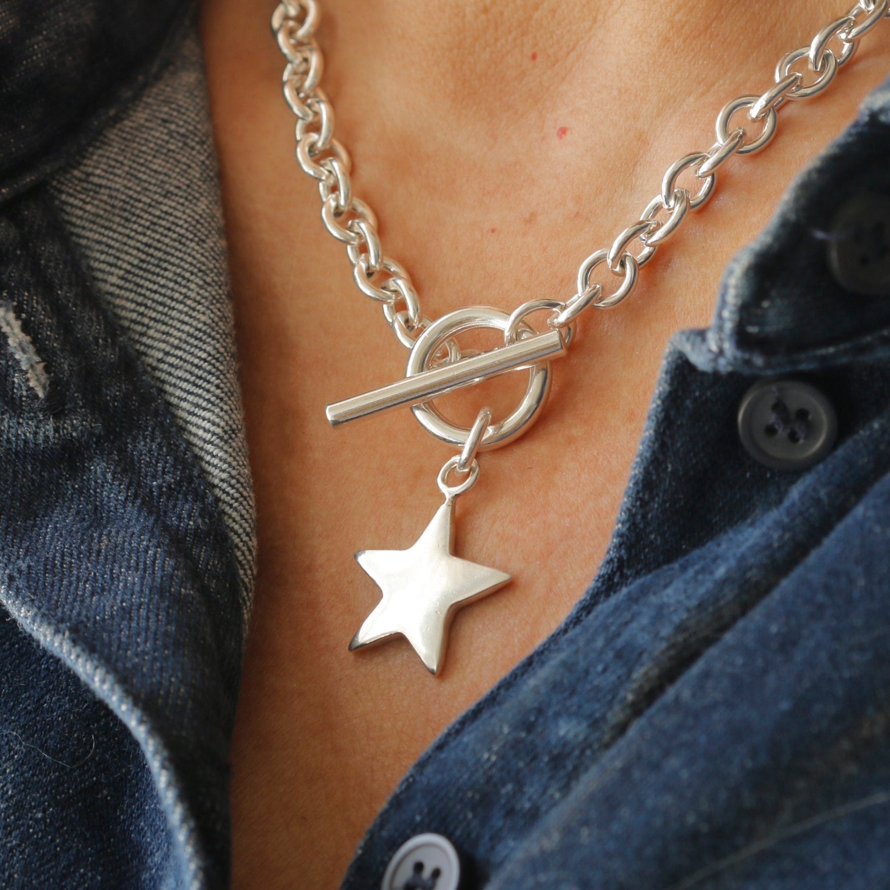 Star T-Bar Necklace
