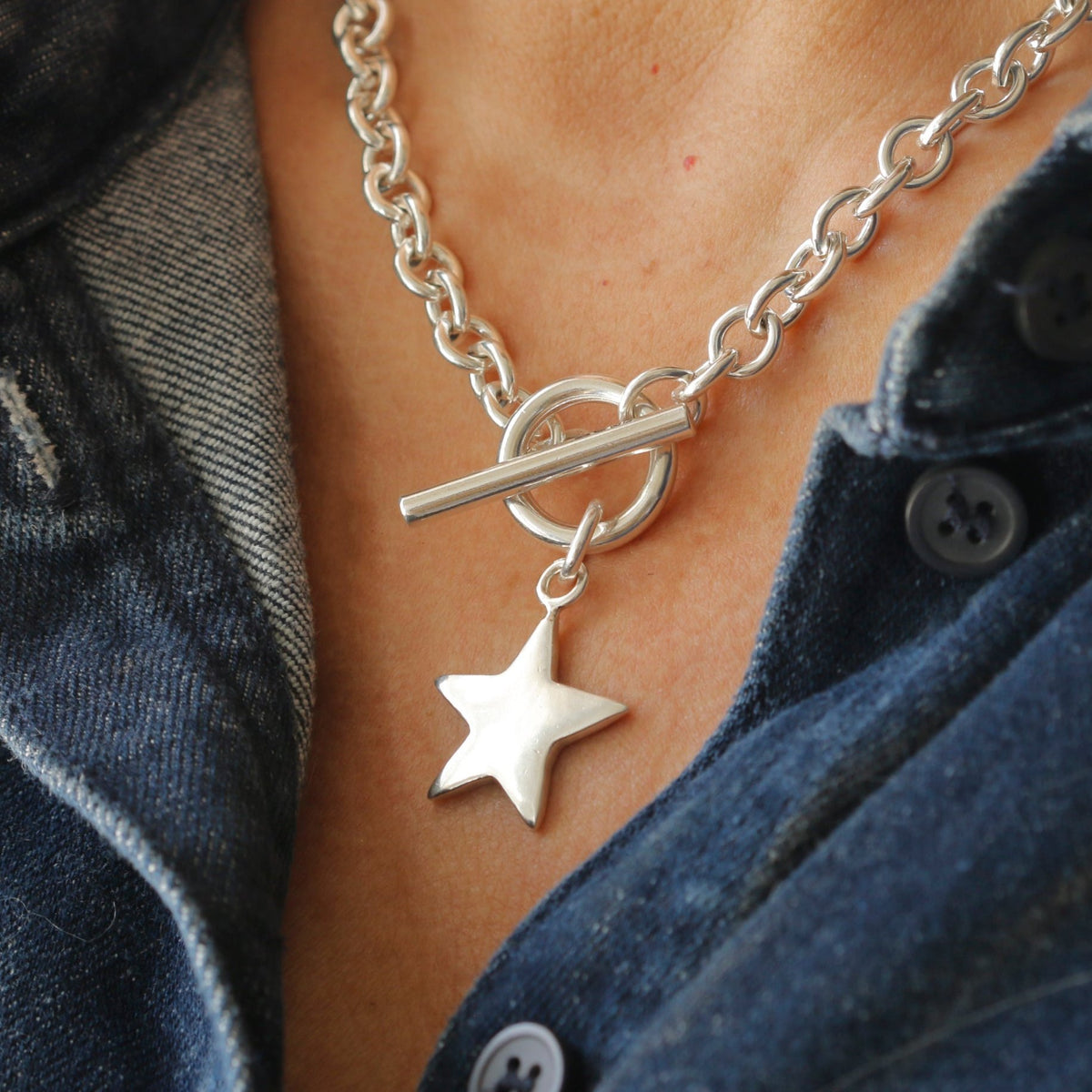 Star T-Bar Necklace