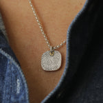 Silver Dog Nose Print Necklace - Image 4