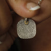 Silver Dog Nose Print Necklace - Thumbnail 2