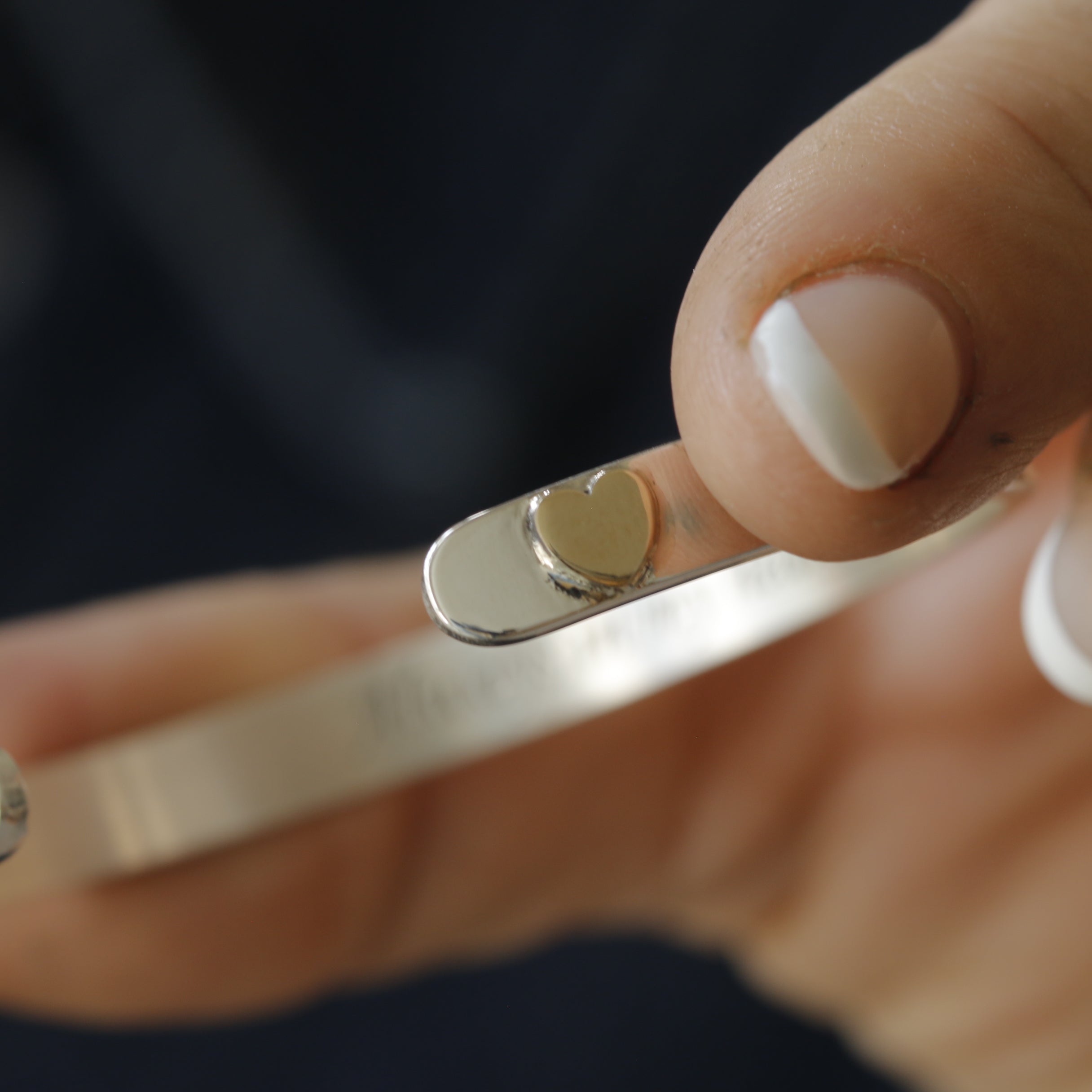 Silver Ashes Cuff Bracelet