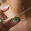 Cushion Shaped Verdelite Green Tourmaline Necklace - Thumbnail 5