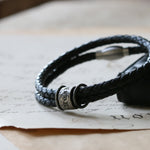 Hammered Black Story Bracelet - Image 5