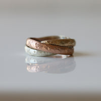 9ct Gold Russian Wedding Ring - Thumbnail 2