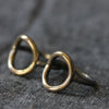 Silver and Gold Open Circle Ring - Thumbnail 10