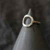 Hammered Silver Open Circle Ring - Thumbnail 7