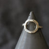 Hammered Silver Open Circle Ring - Thumbnail 9