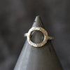 Hammered Silver Open Circle Ring - Thumbnail 10