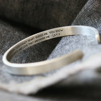 Men's Personalised Silver Cuff Bracelet - Thumbnail 5