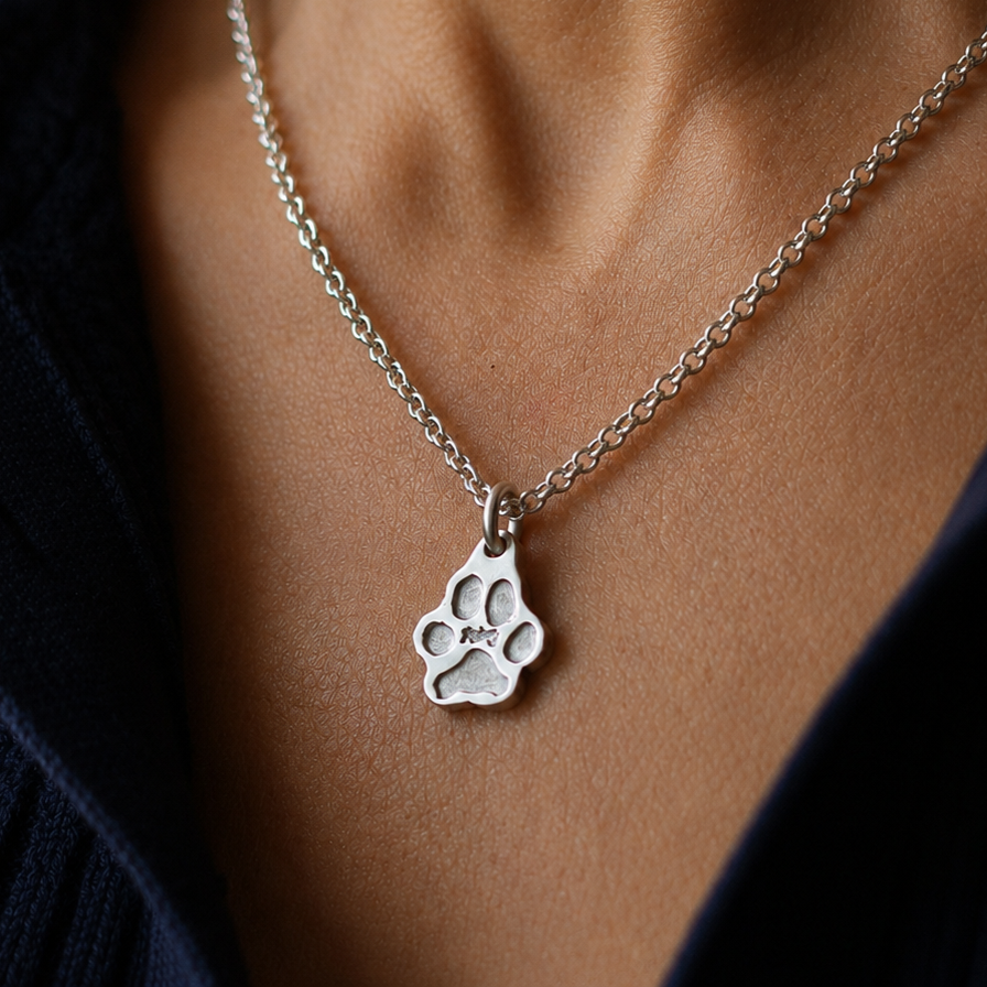 Paw Print Necklace