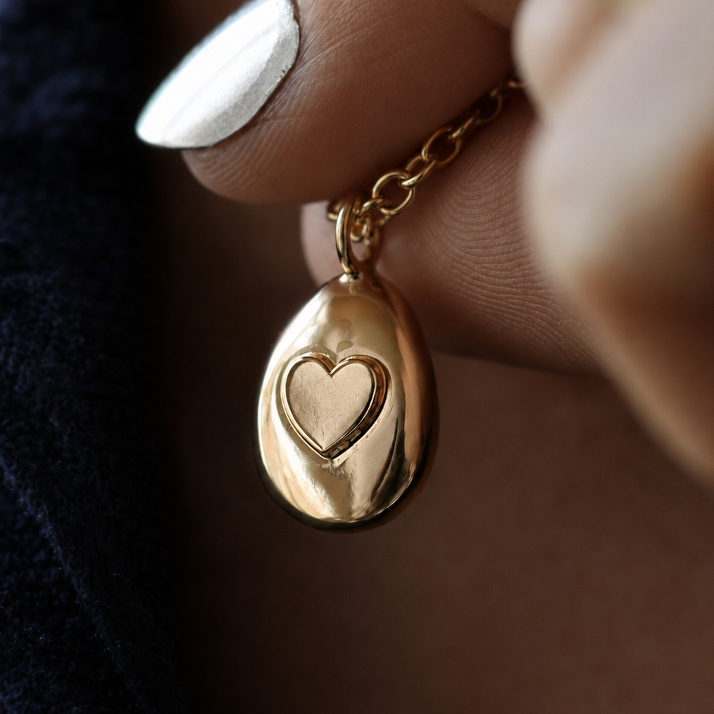 Secret Chamber Pebble Ashes Pendant