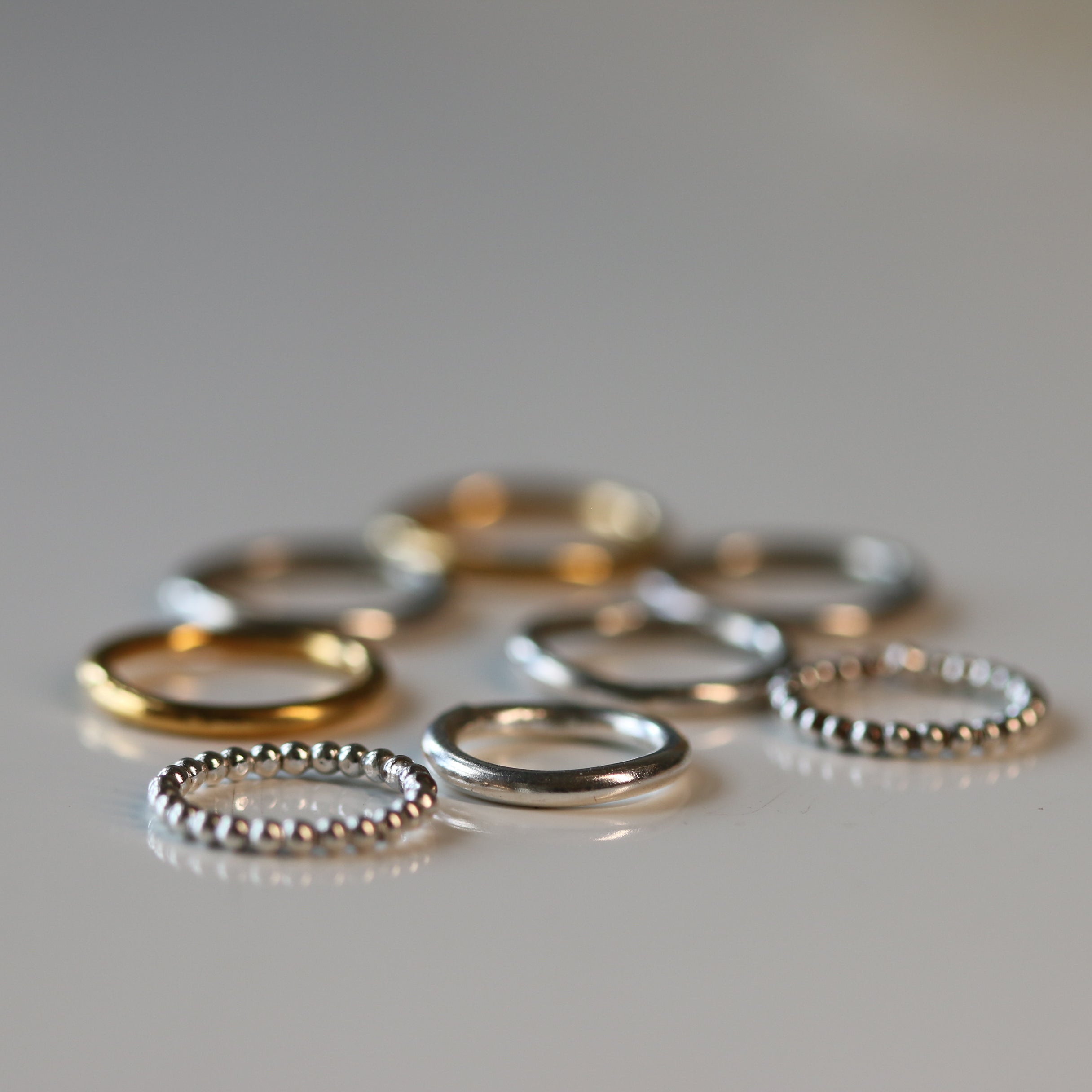 Morgan & French Individual Spinning Rings for Story Bracelets