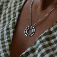 Personalised Silver Washer Ashes Necklace - Thumbnail 5