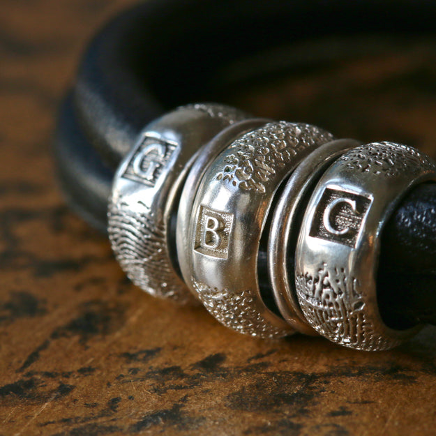 Heirloom Fingerprint and Dog Nose Print Story Bracelet - Image 4