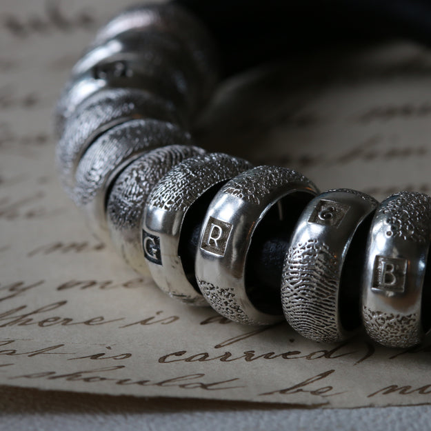 Heirloom Fingerprint and Dog Nose Print Story Bracelet - Image 15