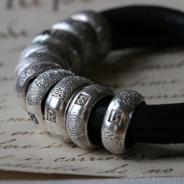 Heirloom Fingerprint and Dog Nose Print Story Bracelet - Image 16