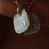 Silver Dog Nose Print Necklace - Thumbnail 7